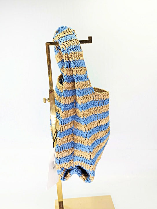 A.L.C. Parker Women's Striped Raffia Bag O/S (MSRP $295)