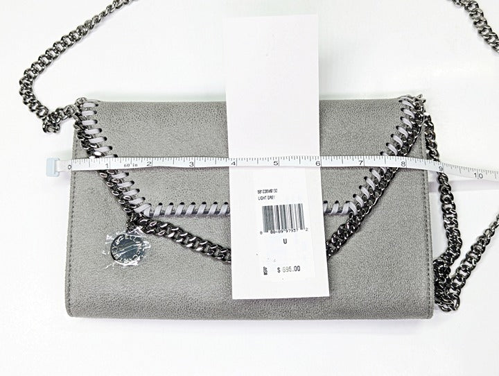Stella McCartney Falabella Mini Light Grey Crossbody Bag (MSRP $695)