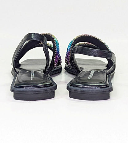 Vince Camuto Women's Prizza Crystal Embellished Sandals Size 7 (MSRP $129)
