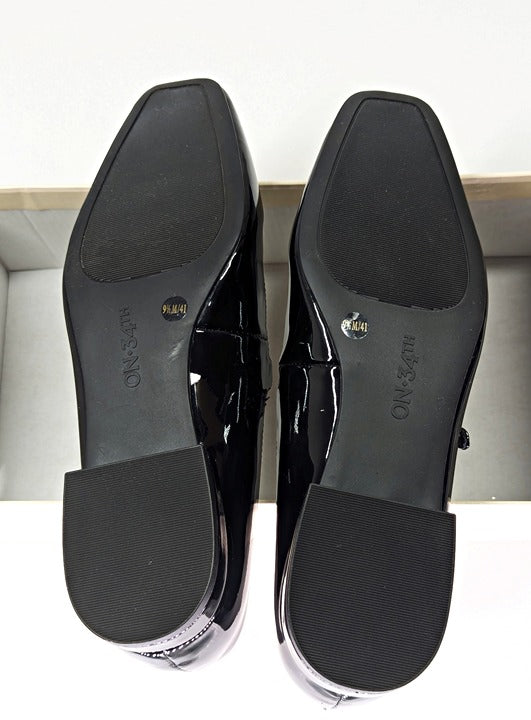 On 34th Women's Saadet Rhinestone-Buckle Mary Jane Flats Size 9.5 (MSRP $80)