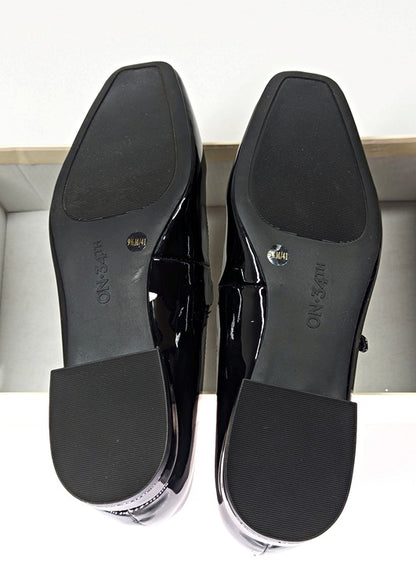 On 34th Women's Saadet Rhinestone-Buckle Mary Jane Flats Size 9.5 (MSRP $80)