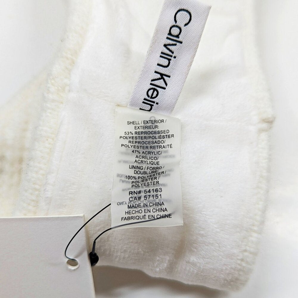 Calvin Klein Women's Cream Headband Chain Knit Pattern O/S (MSRP $44)
