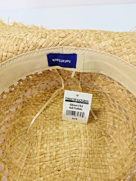 Hat Attack Women's Willow Raffia Sunhat One Size (MSRP $132)