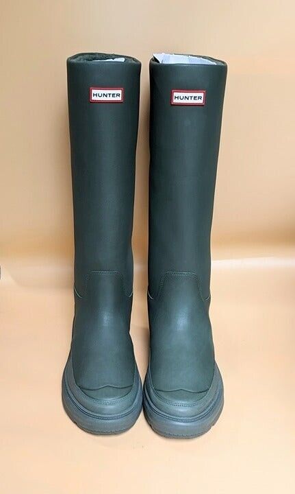 Hunter Women's Olive Chasing Knee Boot Killing Eve Size 10 / EU 42 (MSRP $395)