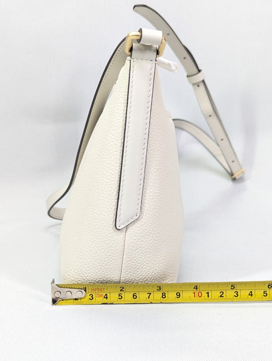 Radley London Kendal Terrace Small Leather Crossbody Bag Chalk (MSRP $248)