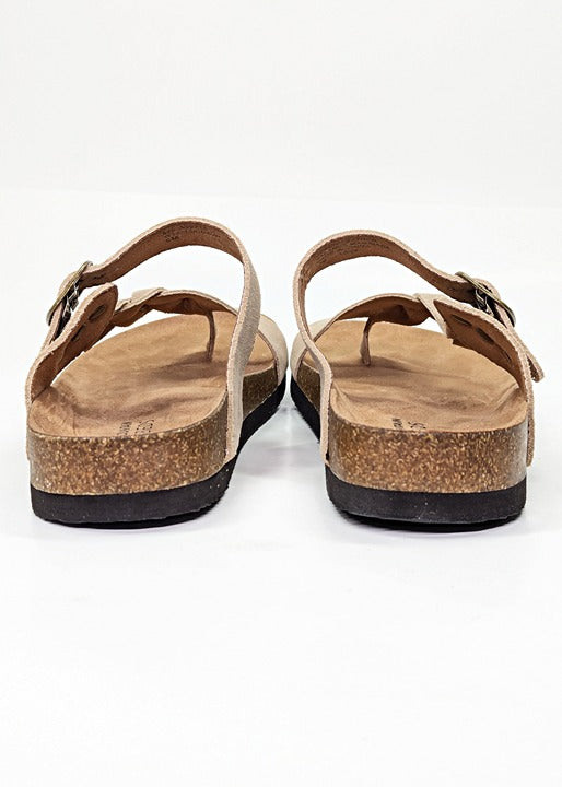 White Mountain Women's Crawford Sandals Sandal Wood Suede Size 9 (MSRP $69)