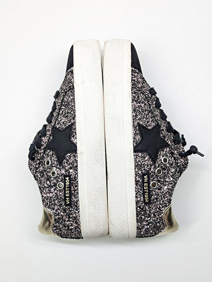 NWOB Vintage Havana Sumter Star Glitter Platform Sneakers Size 6 (MSRP $125)