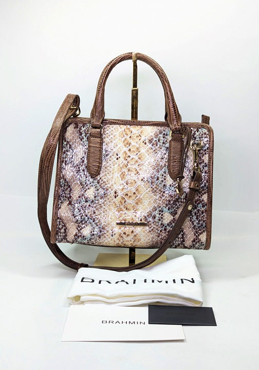 Brahmin Cami Women's Multi Eirwen Leather Satchel Convertible (MSRP $385)