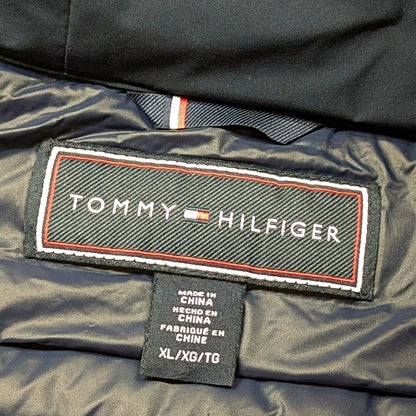 Tommy Hilfiger Women's Hooded Packable Puffer Navy Coat Size XL (MSRP $180)
