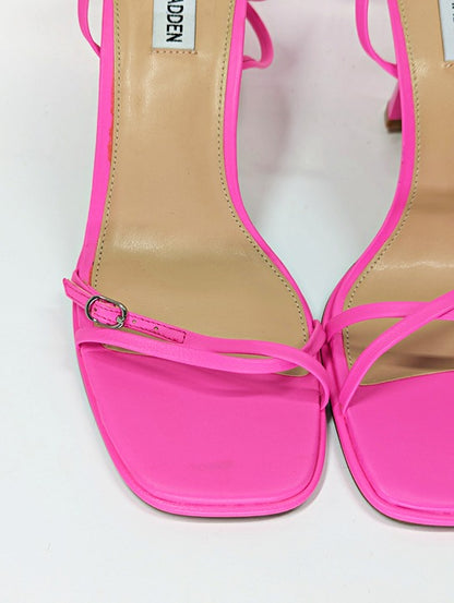 Steve Madden Women's Zarya Strappy Flared-Heel Sandals Size 9 (MSRP $99)