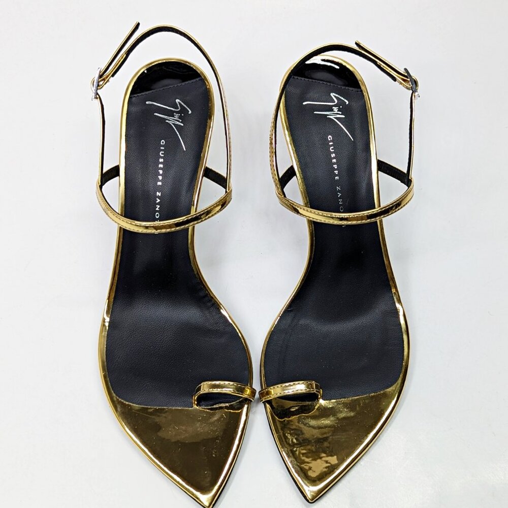 Giuseppe Zanotti Women's Symonne 70 Toe Ring Heel Sandals Size 37.5 (MSRP $795)