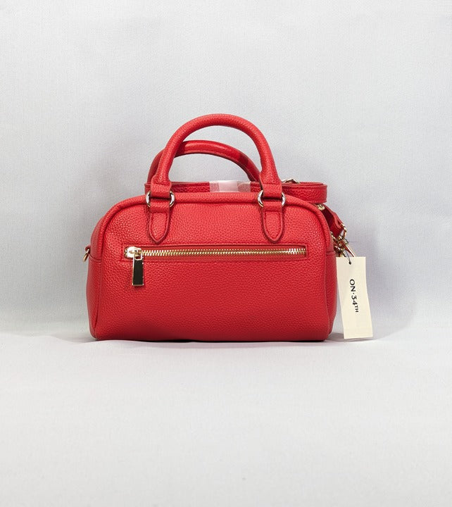 On 34th Broocke Small Pebble Crossbody Bag in Fiery Red (MSRP $80)