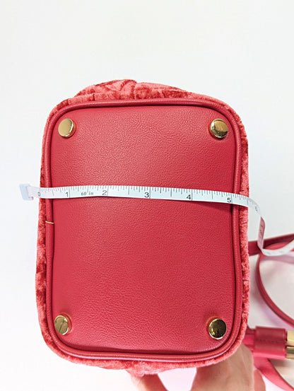 I.N.C. International Concepts Meliss Small Red Velvet Bucket Bag (MSRP $80)