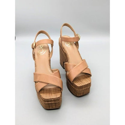 Sam Edelman Trianna Strappy Espadrille Platform Sandals Size 10 (MSRP $150)