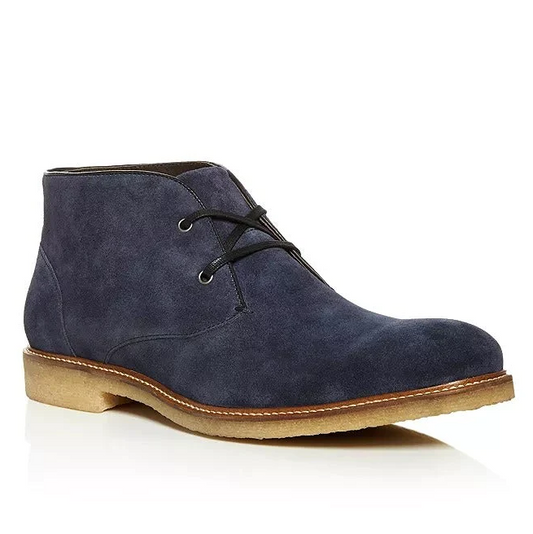 The Men's Store Bloomingdale's Chukka Boot Navy Suede Size 8 (MSRP $180)