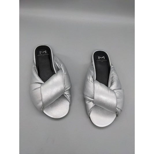 Marc Fisher LTD Olgalia Women's Sandal Silver Size 6 M (MSRP $150)