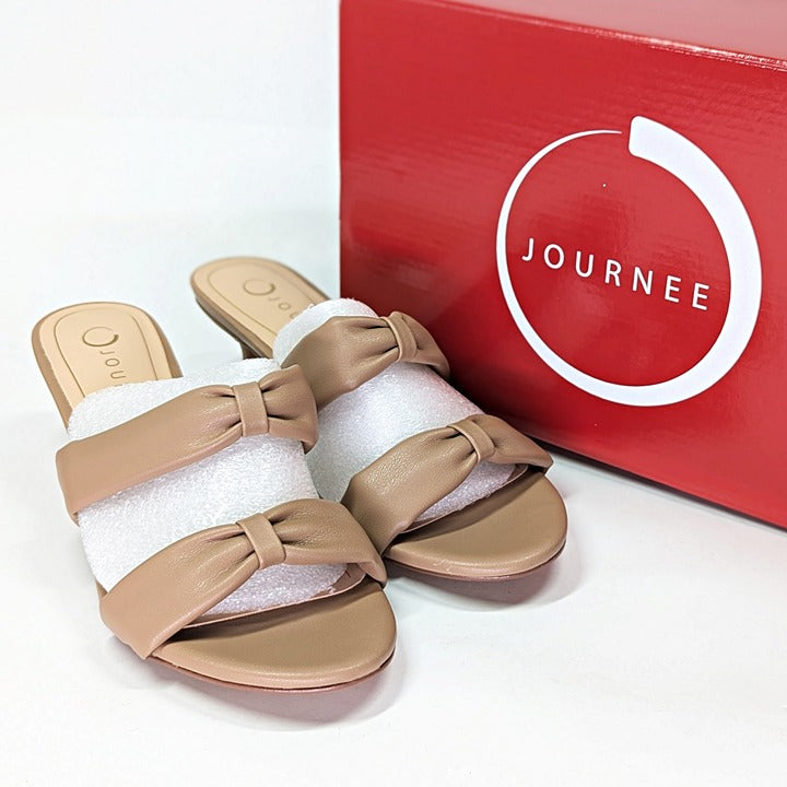 Journee Collection Women's Dyllan Kitten Heel Slip On Pumps Size 7 (MSRP $80)