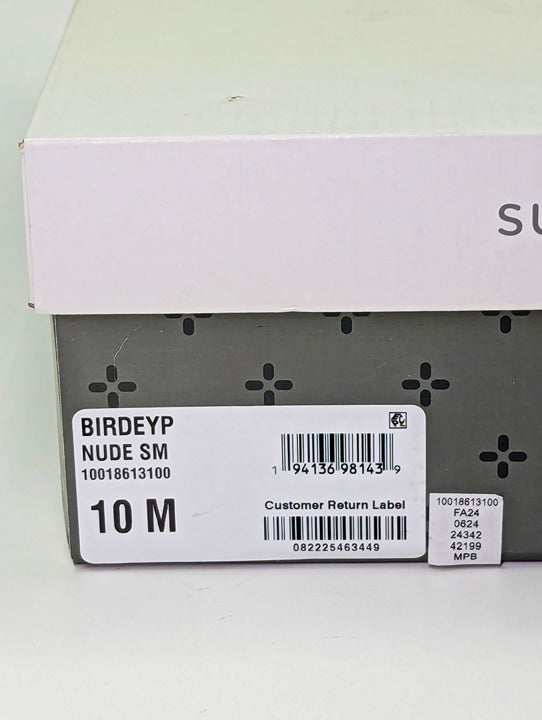 Sun + Stone Women's Birdey Nude Ankle Strap Platform Pumps Size 10 (MSRP $80)