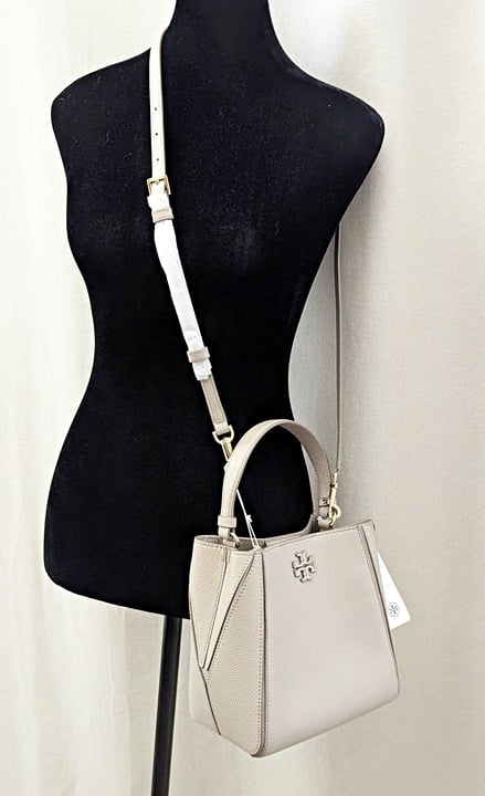 Tory Burch McGraw Small Bucket Bag Convertible in Fresh Clay (MSRP $368)