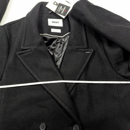 DKNY Petite Notched-Collar Double-Breasted Wrap Coat Size XL 16-18 (MSRP $350)