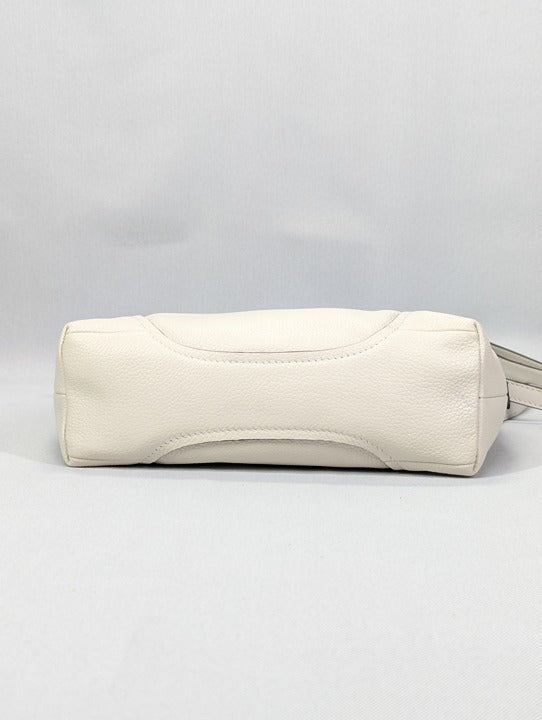 Radley London Kendal Terrace Small Leather Crossbody Bag Chalk (MSRP $248)