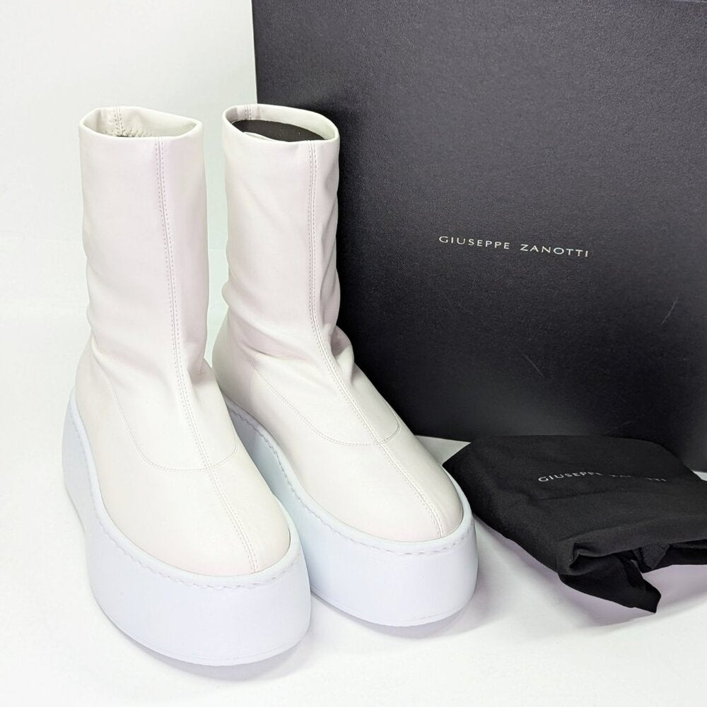 Giuseppe Zanotti Alma Women's Leather Platform Sneakers Size 39 (MSRP $695)