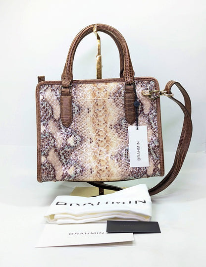 Brahmin Cami Women's Multi Eirwen Leather Satchel Convertible (MSRP $385)
