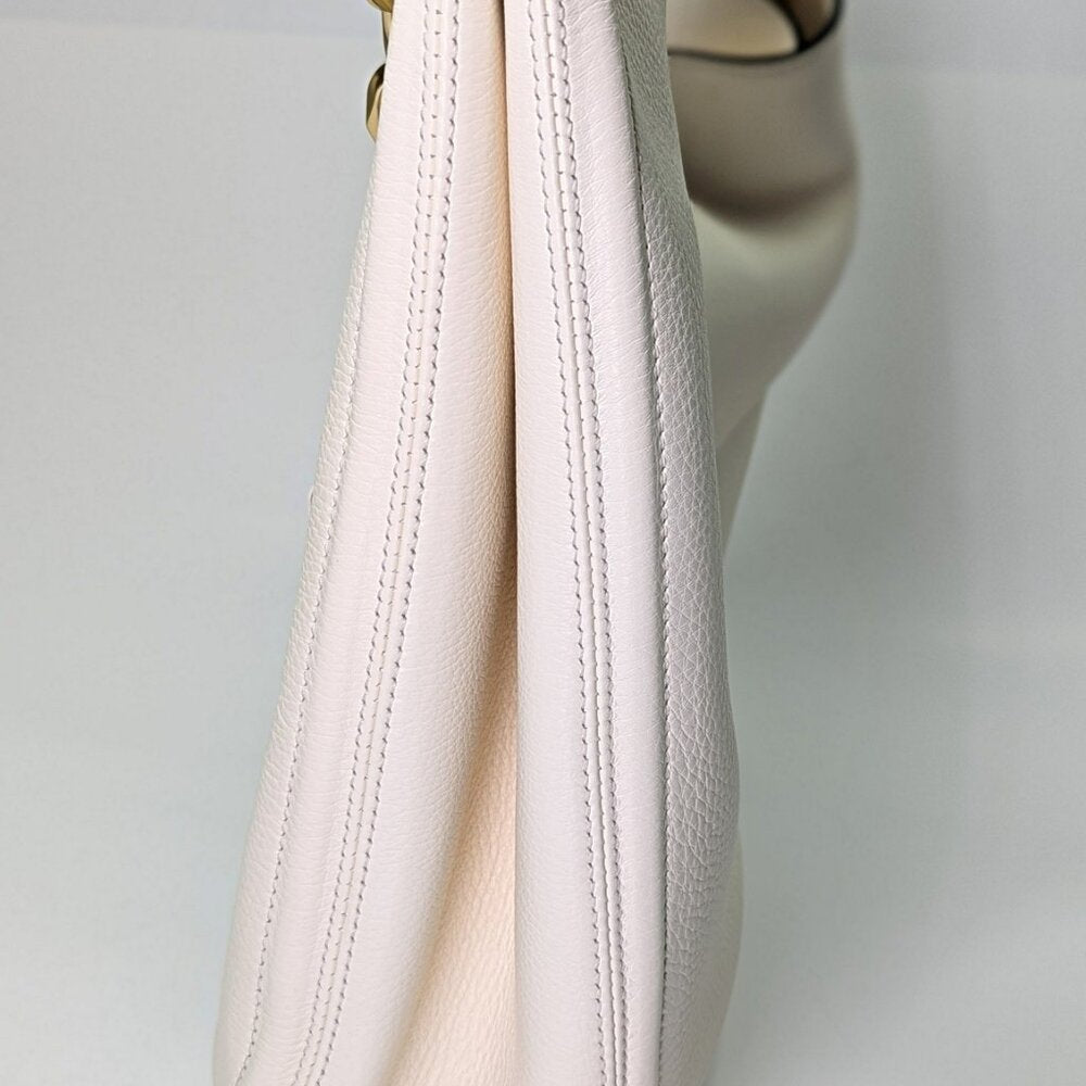 Valentino Garavani Women's Gold Tone VLogo Moon Leather Tote Bag (MSRP $3,950)