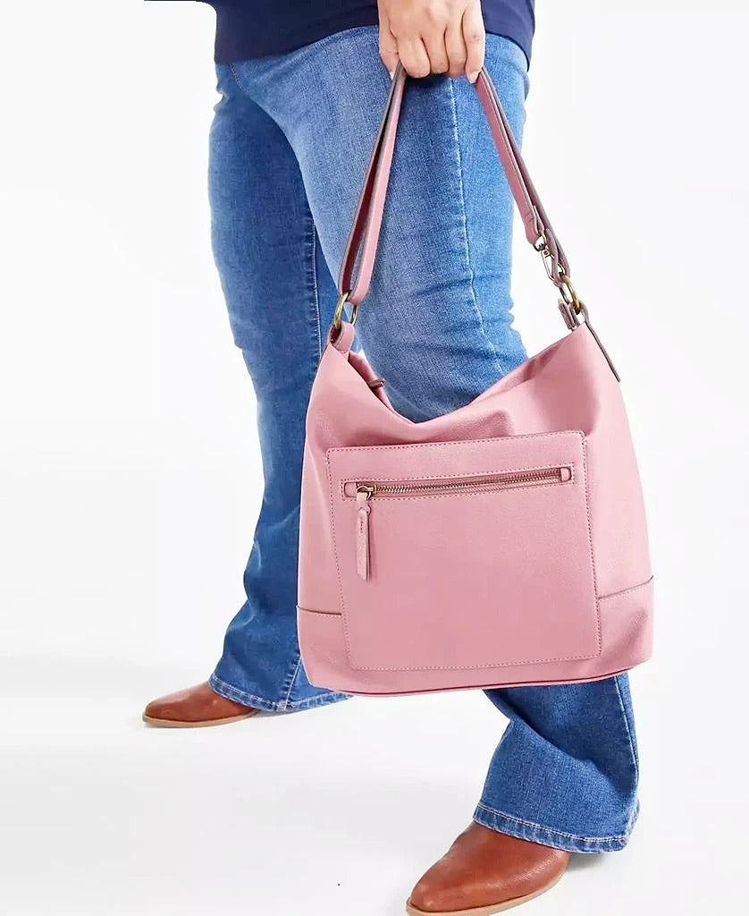 Style & Co Hudsonn Women's Hobo Bag in Lotus Pink (MSRP $70)