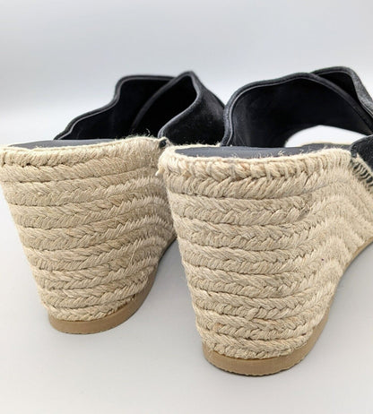 Vince Gaelan Square Toe Crisscross Espadrille Wedge Sandals Size 9.5M MSRP $250