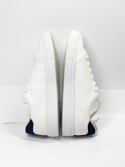 GREATS Men's Royale Knit Lace Up Sneakers White Navy Size 10 (MSRP $179)