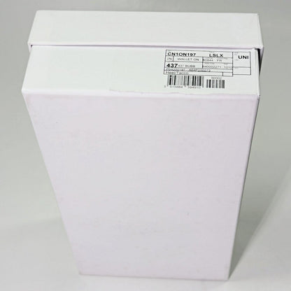 Balmain B-Buzz Snakeskin-Embossed Leather Gold Chain Clutch Wallet (MSRP $1,095)