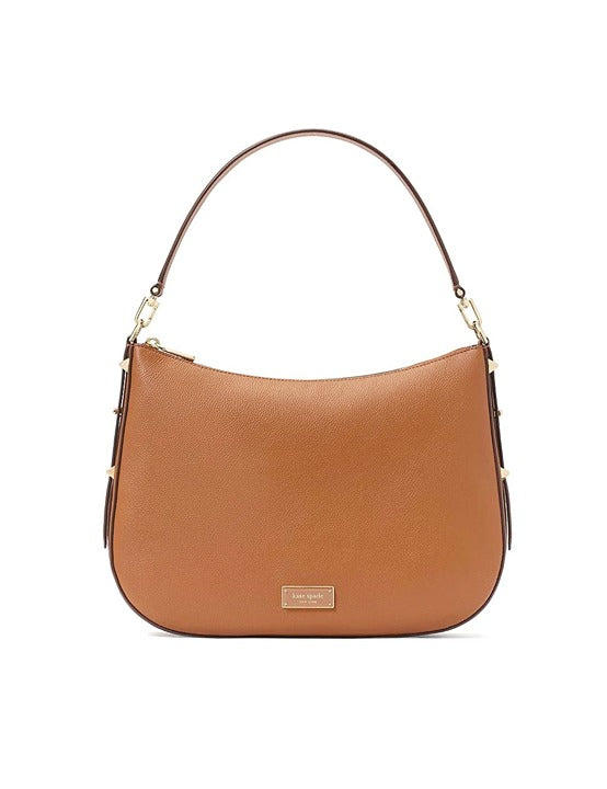 Kate Spade New York Liv Pebbled Leather Shoulder Bag Cavern Clay (MSRP $358)