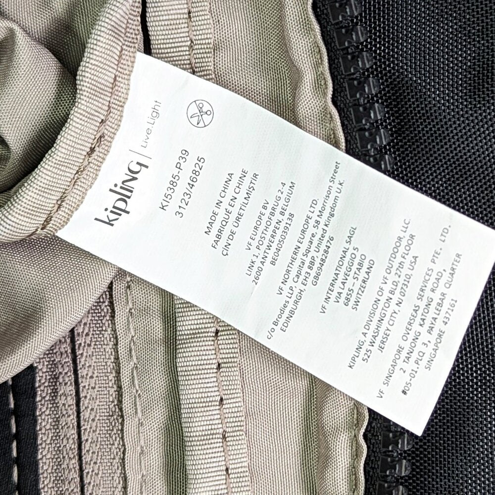 Kipling Chilly Up Women's Black Small Crossbody Bag (MSRP $99)