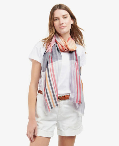 Barbour Women's Kendra Check Scarf O/S 180cm x 50cm (MSRP $70)