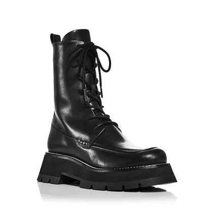 3.1 Phillip Lim Women's Kate Platform Combat Boots Size 37.5 (MSRP $650)