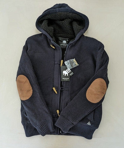 American Stitch Men's Toggle Knit Hoodie Navy Size S (MSRP $68)