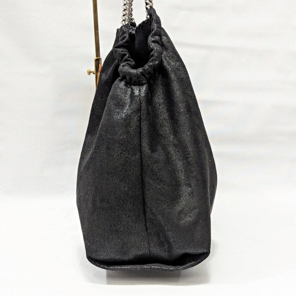 Stella McCartney Women's Shaggy Deer Falabella Tote Bag in Black (MSRP $1,450)