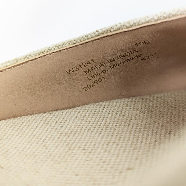 Cole Haan Cloudfeel Women's Espadrille Wedge Heels Linen Size 10 (MSRP $160)