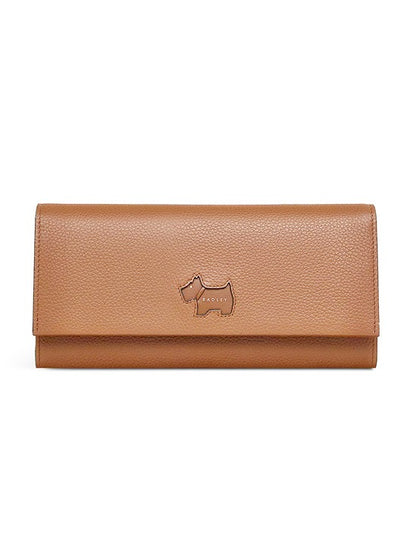 Radley London Cookie Cutter Flap Over Wallet in Medium Brown (MSRP $138)