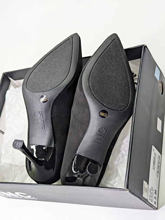 I.N.C. International Concepts Women's Saija Black Pumps Size 6.5 (MSRP $120)