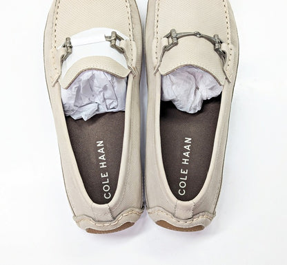 Cole Haan Men's Wyatt Sesame Nubuck Leather Bit Driver Size 8.5 (MSRP $180)