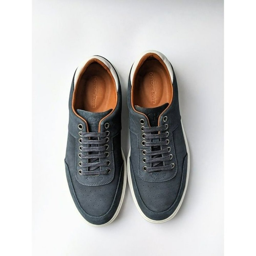 Gordon Rush Newport Men's Sneakers Navy Nubuck Leather Size 9.5 (MSRP $185)