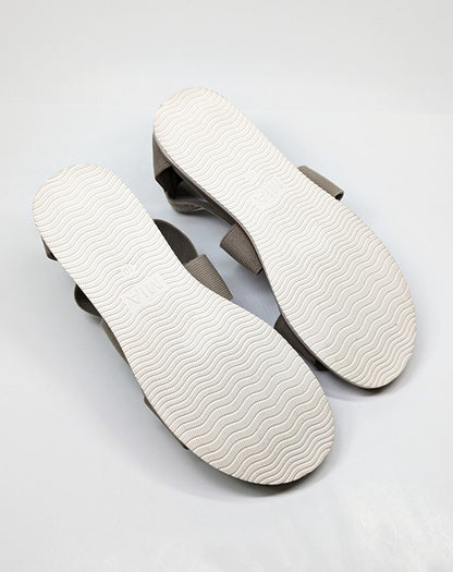 MIA Women's Valuna Flat Strappy Sandals Taupe Size 10 (MSRP $49)