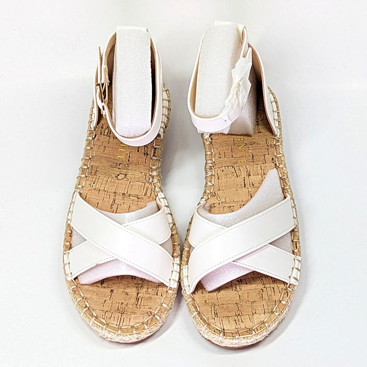 Journee Collection Women's Lyddia Espadrille Flat Sandals Size 7.5 M (MSRP $79)