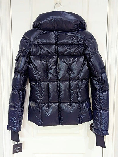 SAM. Women's Dark Marine Freestyle Puffer Down Jacket Size XS (MSRP $395)