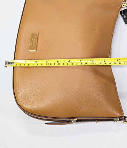 Kate Spade New York Liv Pebbled Leather Shoulder Bag Cavern Clay (MSRP $358)