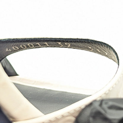 Giuseppe Zanotti Intrigo 90mm Crocodile Beige Mule Sandals Size 39 (MSRP $795)