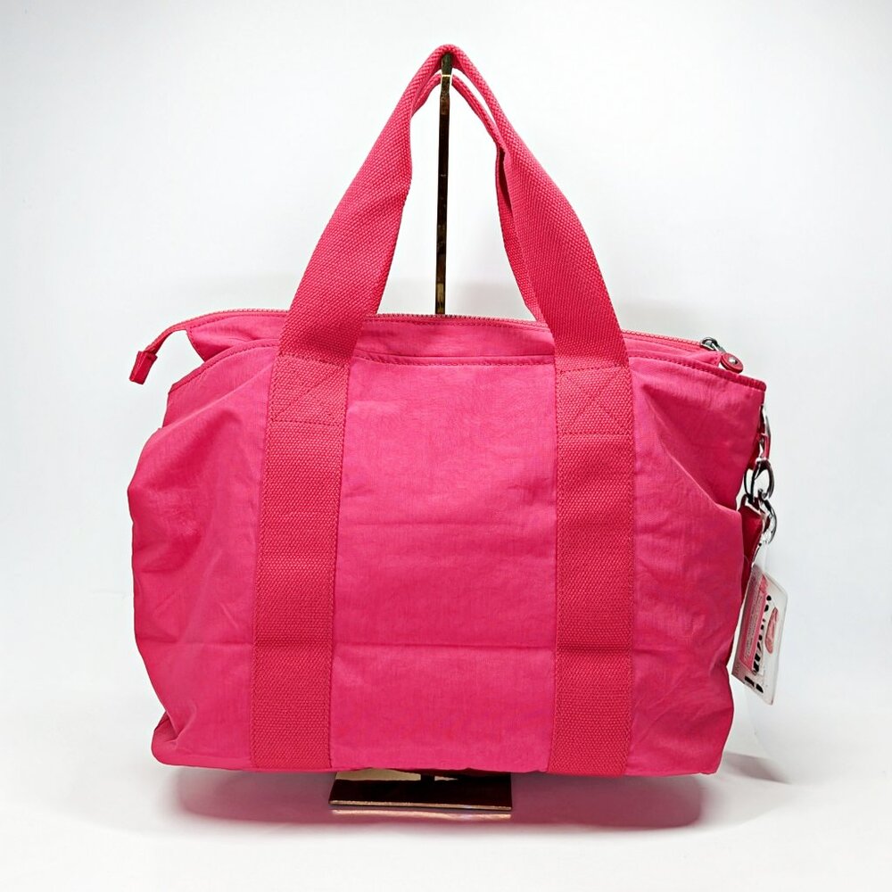 Kipling Minta Large Tote Removable Shoulder Strap Confetti Pink (MSRP $119)