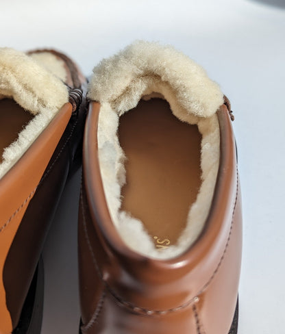 G.H.BASS Women's Whitney Shearling Loafers Whiskey Brown Size US 6 (MSRP $175)